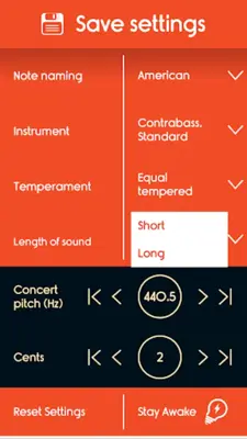 Master Double Bass Tuner android App screenshot 0