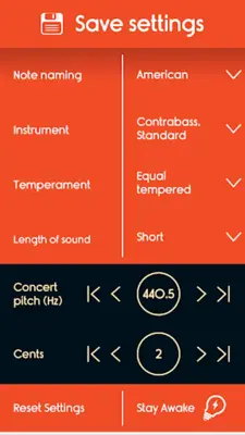 Master Double Bass Tuner android App screenshot 5