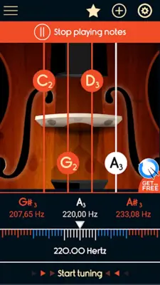 Master Double Bass Tuner android App screenshot 6